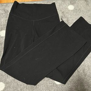 Old navy black wide leg legging